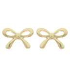 Short Tail Bow Ribbon Post Earrings | Mixtshop LLC