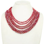 Multi-strand Faceted Bead Necklace | Mixtshop LLC