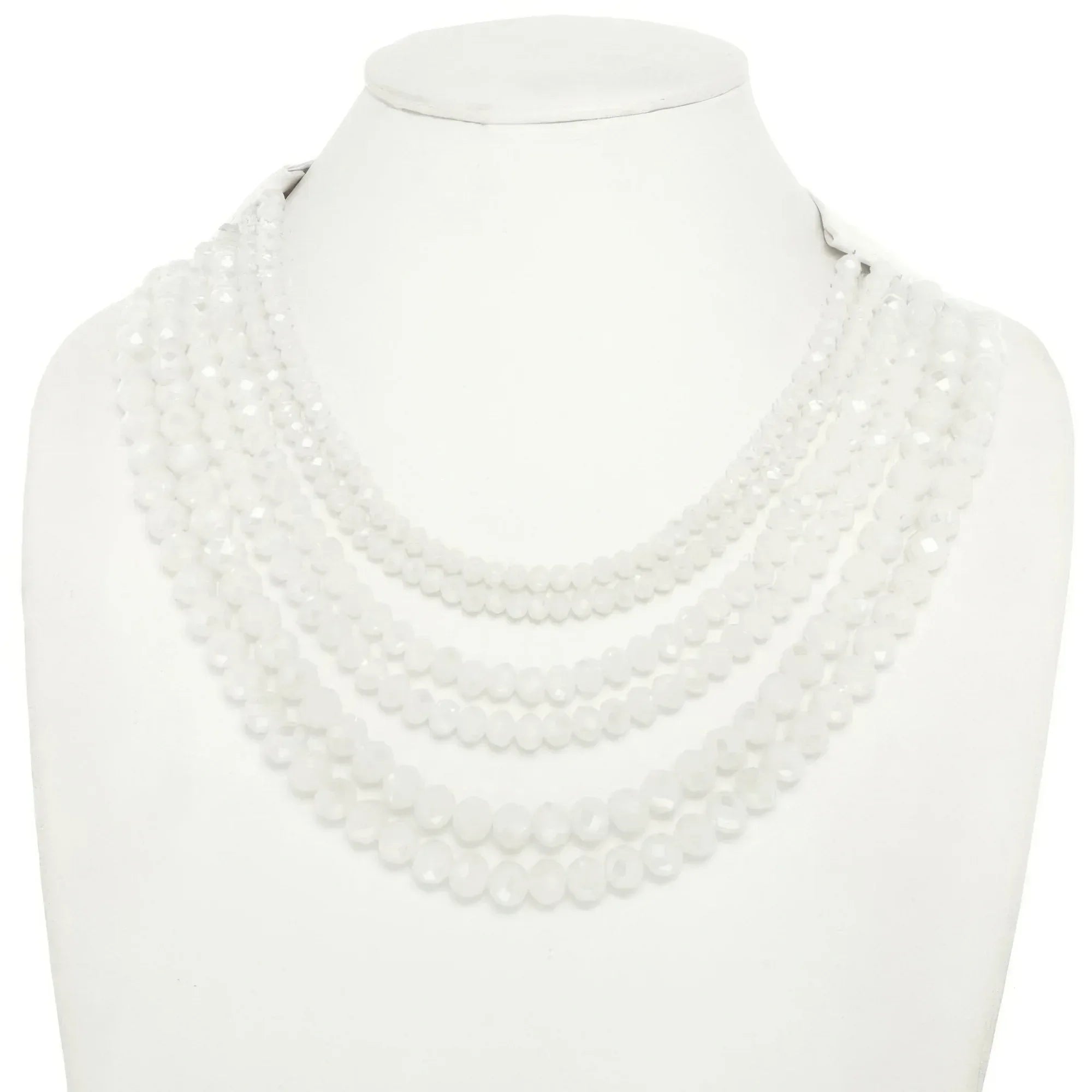 Multi-strand Faceted Bead Necklace | Mixtshop LLC
