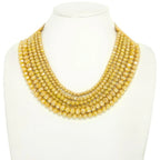 Multi-strand Faceted Bead Necklace | Mixtshop LLC
