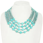 Multi-strand Wood Bead Necklace | Mixtshop LLC