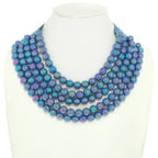 Multi-strand Wood Bead Necklace | Mixtshop LLC