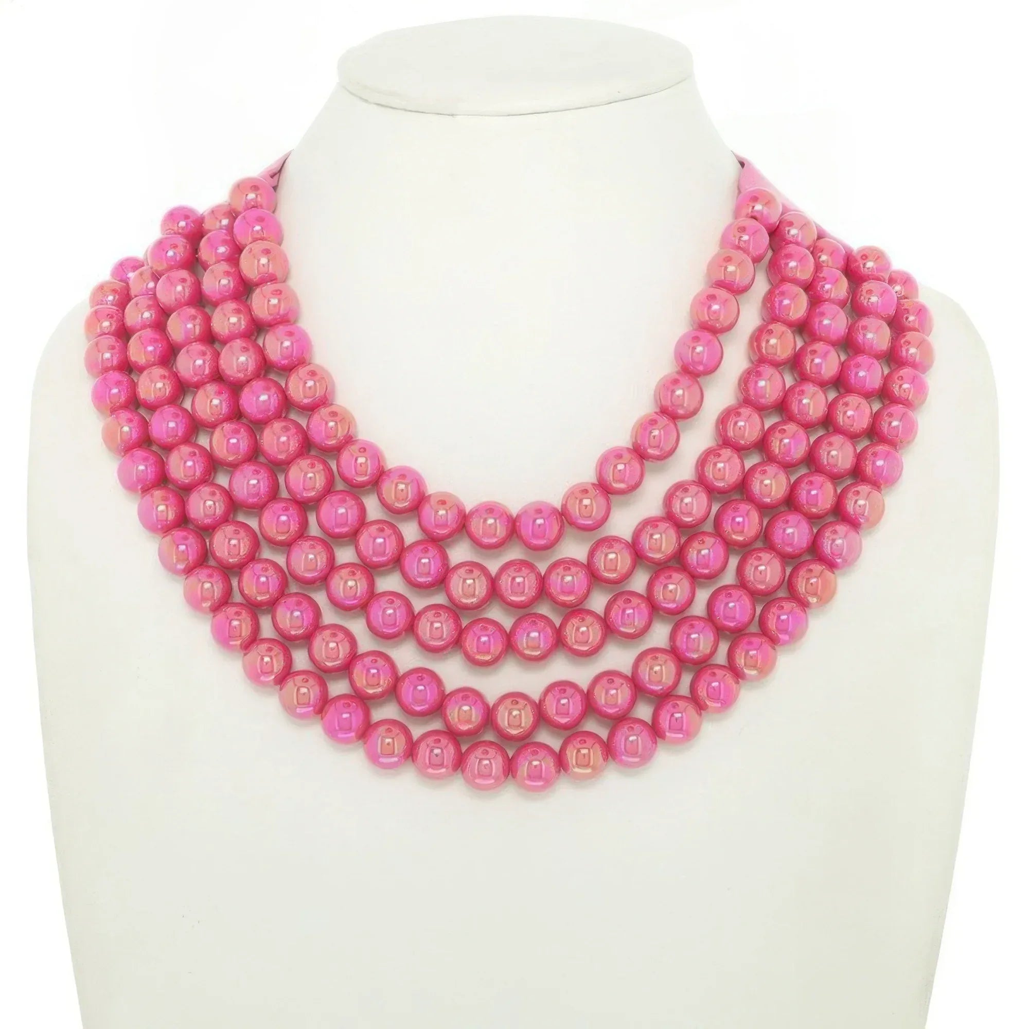 Multi-strand Wood Bead Necklace | Mixtshop LLC