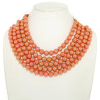 Multi-strand Wood Bead Necklace | Mixtshop LLC