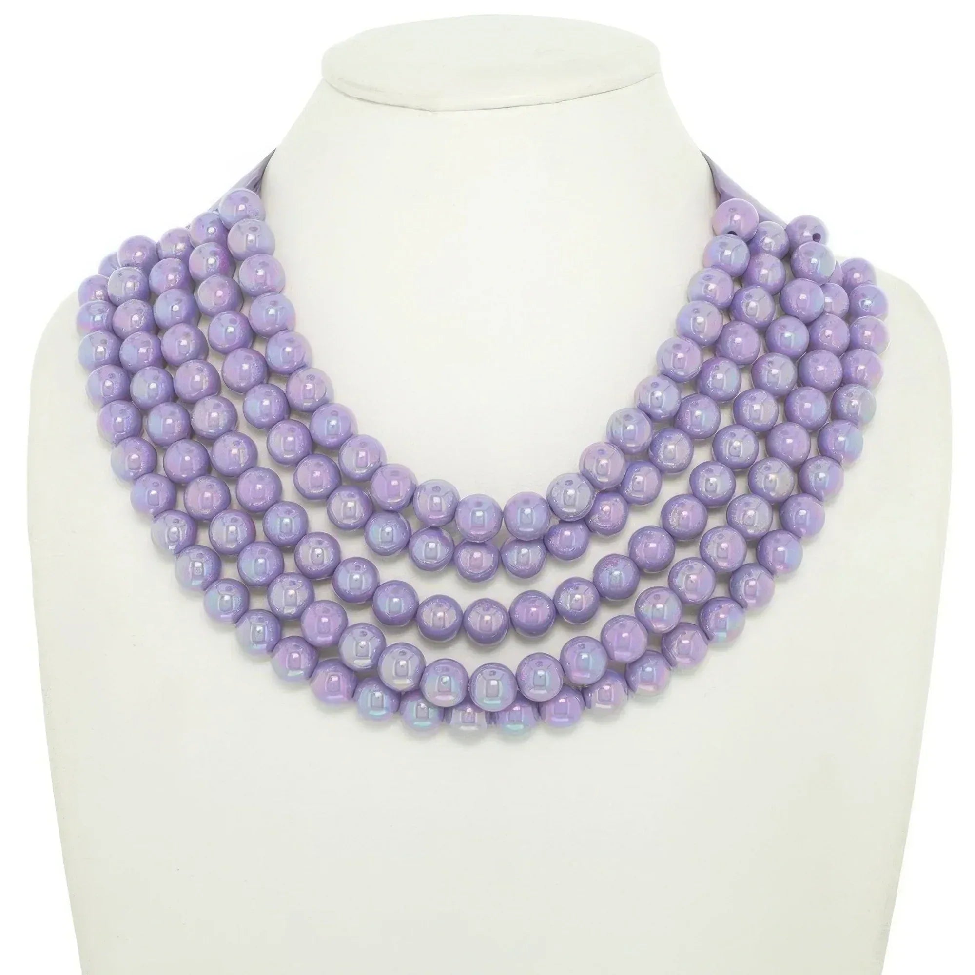 Multi-strand Wood Bead Necklace | Mixtshop LLC