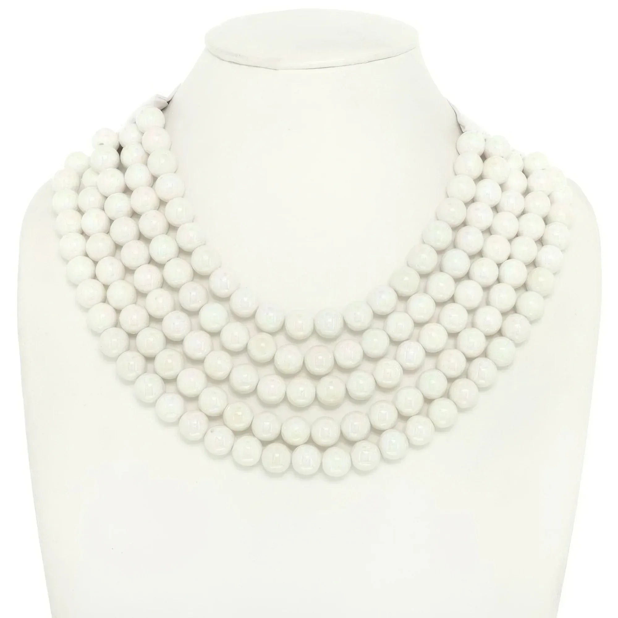 Multi-strand Wood Bead Necklace | Mixtshop LLC