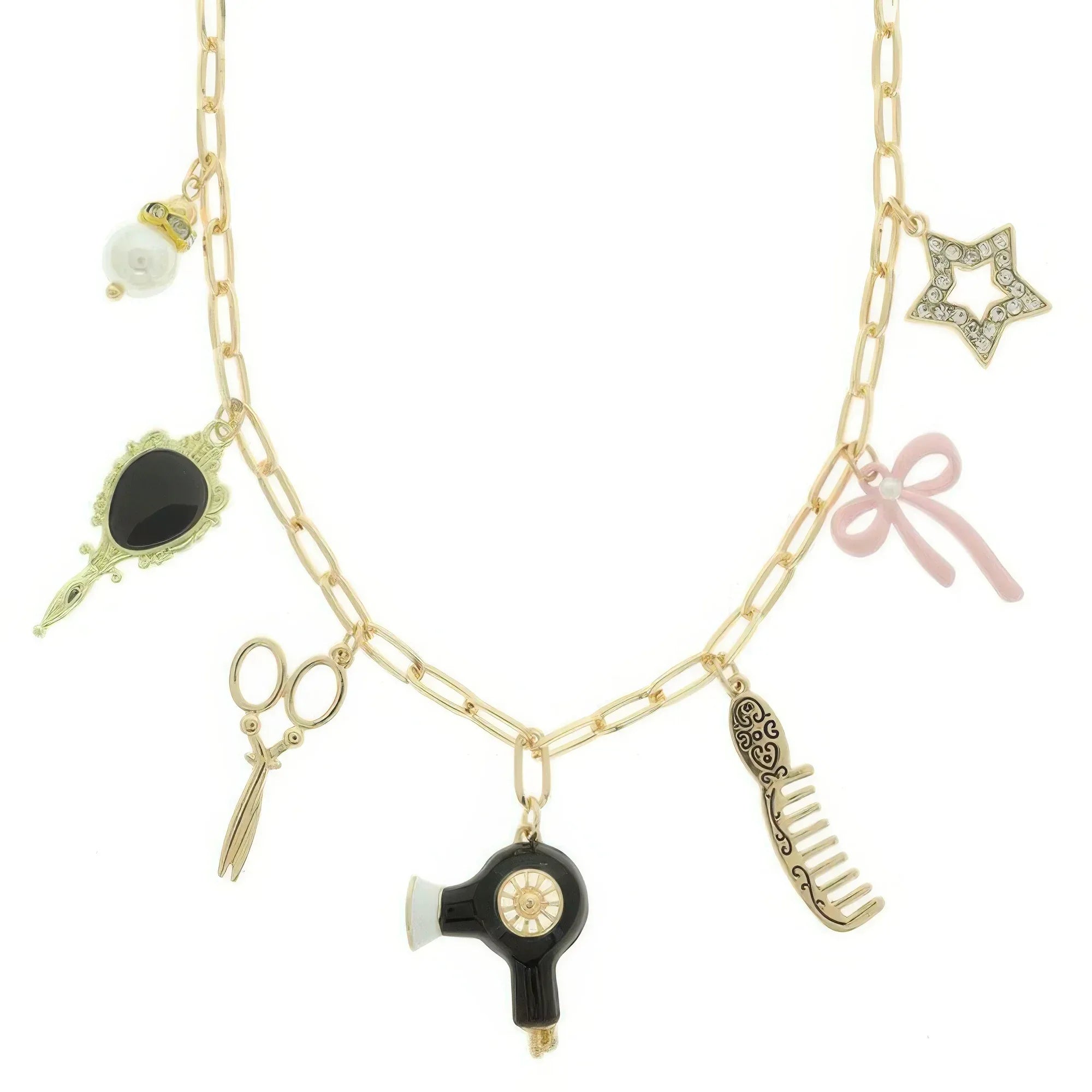 Hair Stylist Theme Charm Necklace | Mixtshop LLC