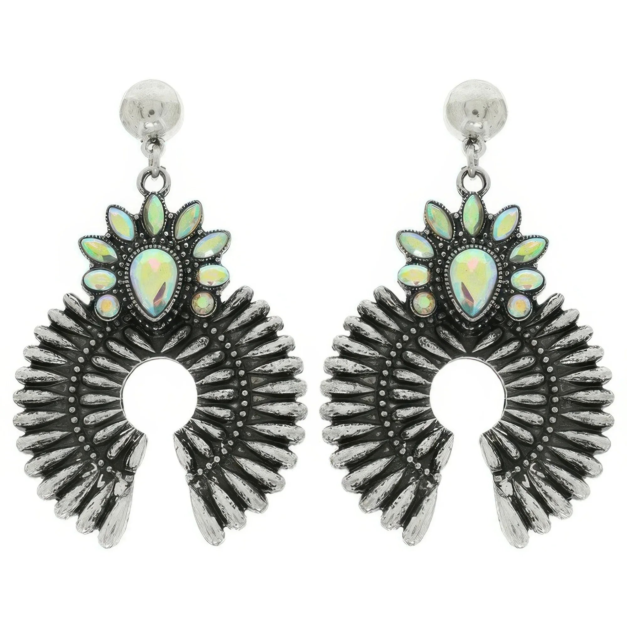 Western Squash Blossom Concho Earrings | Mixtshop LLC