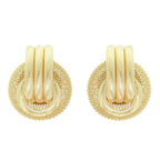 Regal Baroque Wreath Pattern Earrings | Mixtshop LLC