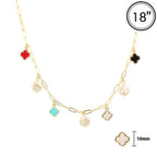 Quatrefoil Charm Pendant Necklace | Mixtshop LLC