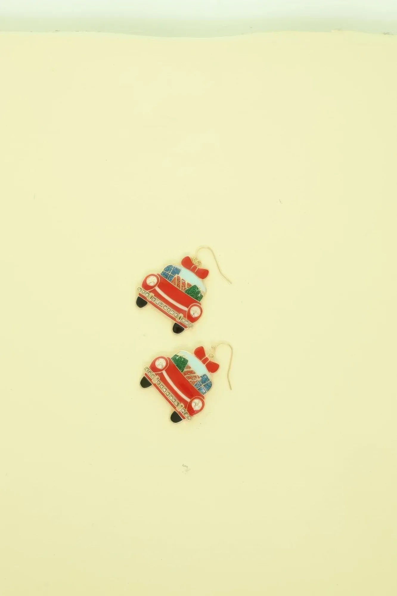 Christmas Theme Car Enamel Dangle Earrings | Mixtshop LLC