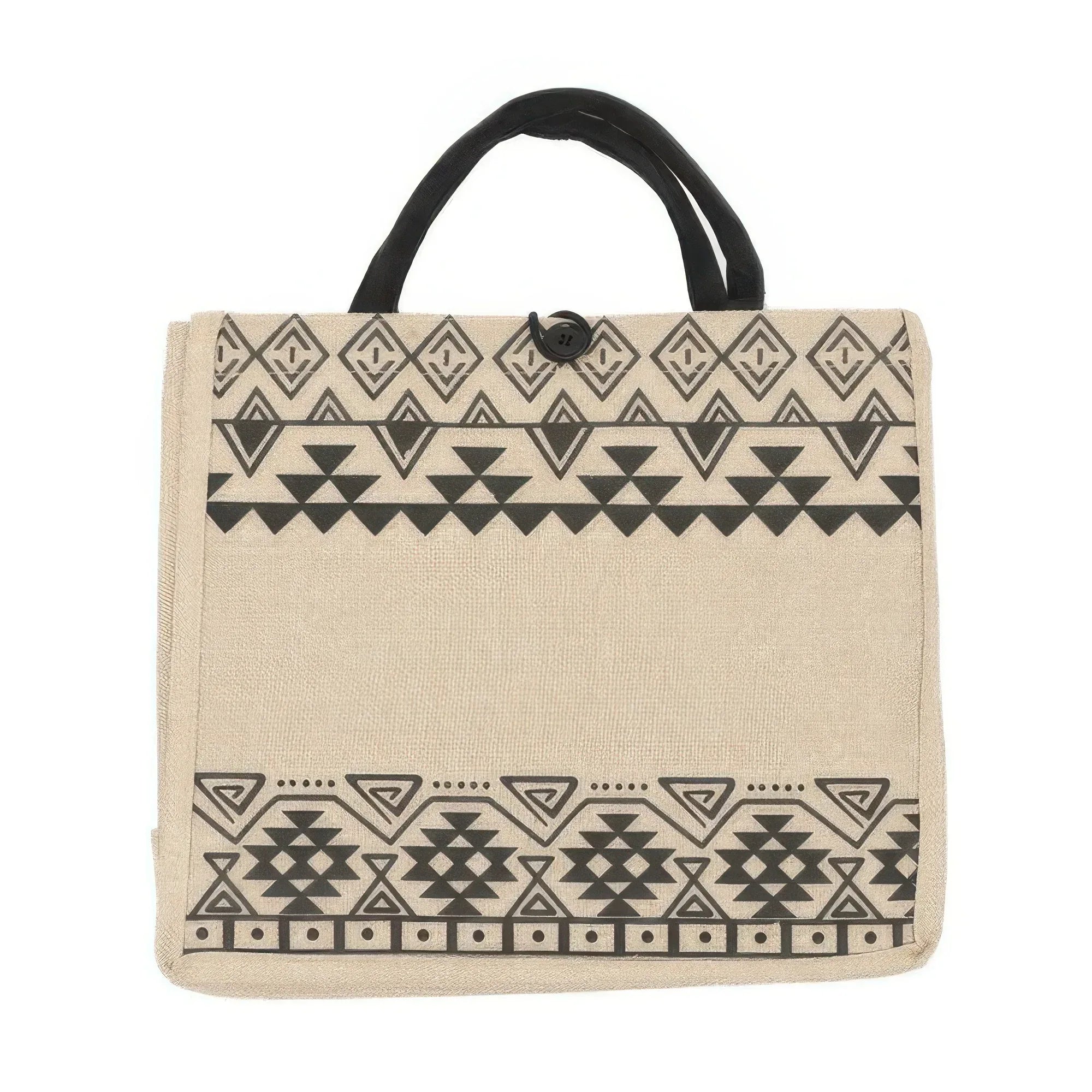 Aztec Pattern Themed Canvas Tote Bag | Mixtshop LLC Main image