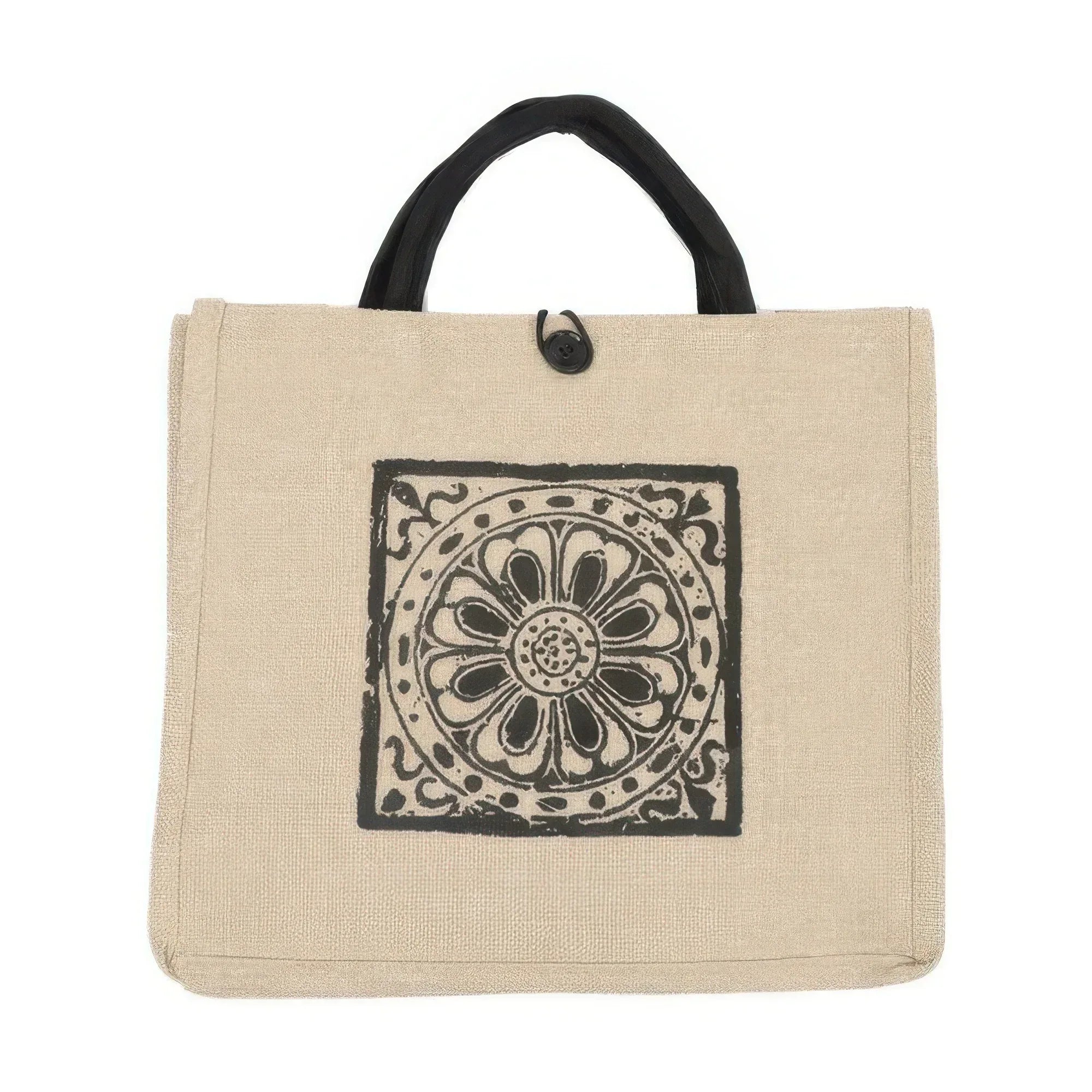 Aztec Pattern Themed Canvas Tote Bag Secondary image