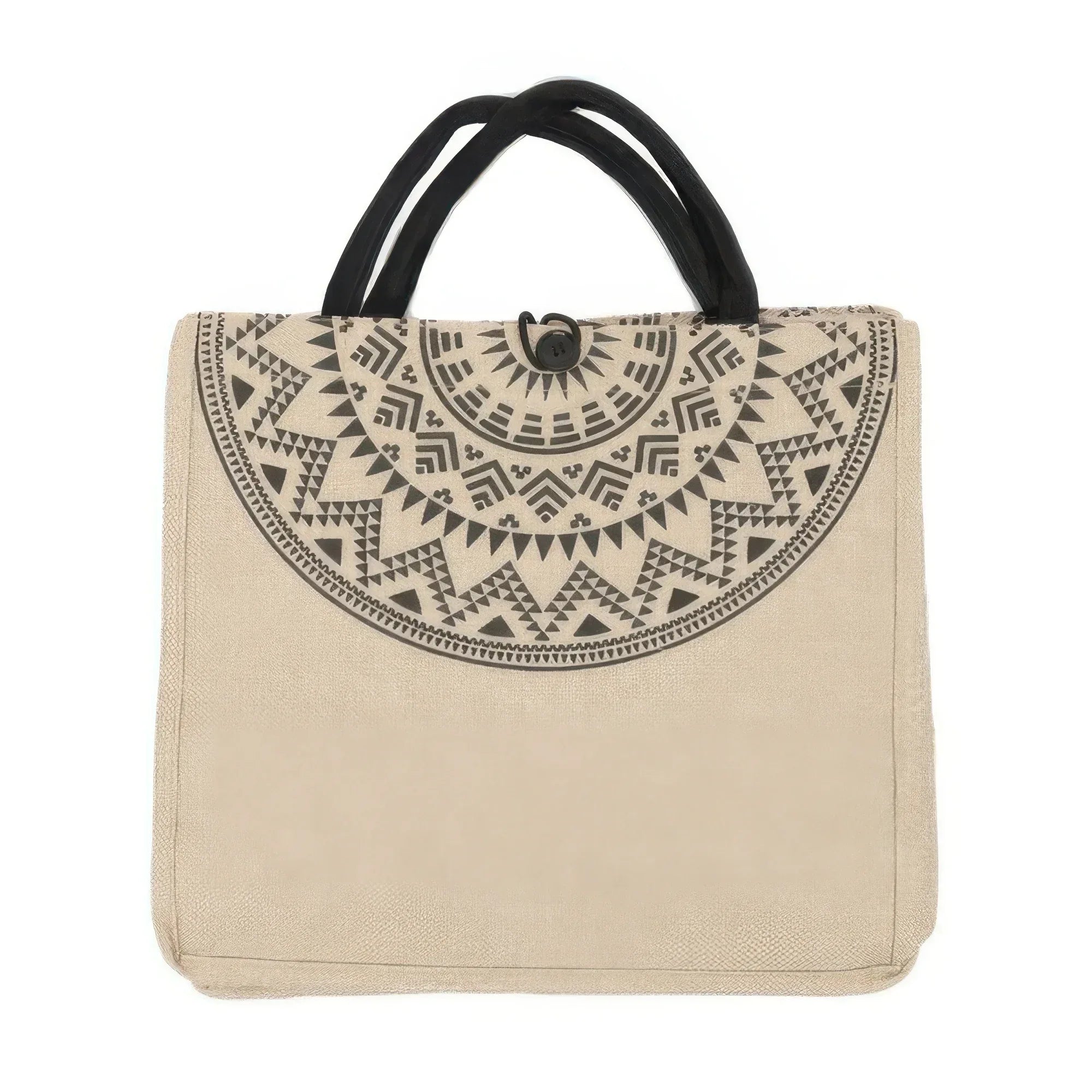 Aztec Pattern Themed Canvas Tote Bag | Mixtshop LLC