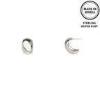 Flash-plated Huggie Hoop Earrings | Mixtshop LLC