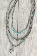 Western Floral Pendant Necklace Set | Mixtshop LLC