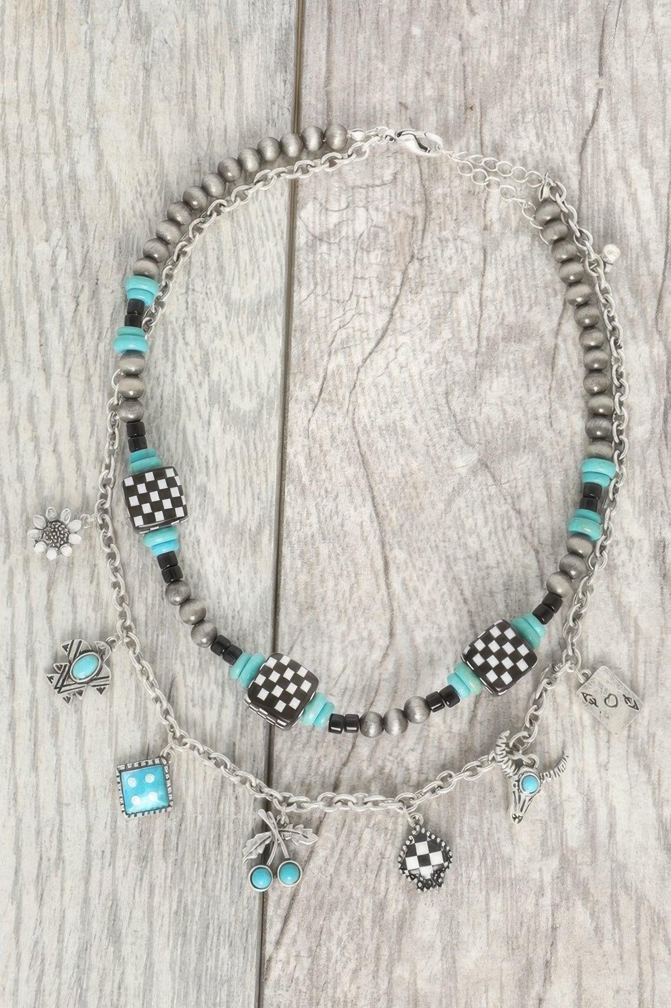 Two-strand Western Theme Charm Necklace | Mixtshop LLC Main image