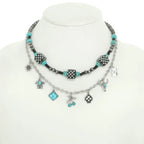 Two-strand Western Theme Charm Necklace | Mixtshop LLC