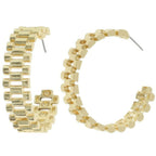 Chunky Chain Link Hoop Earrings | Mixtshop LLC