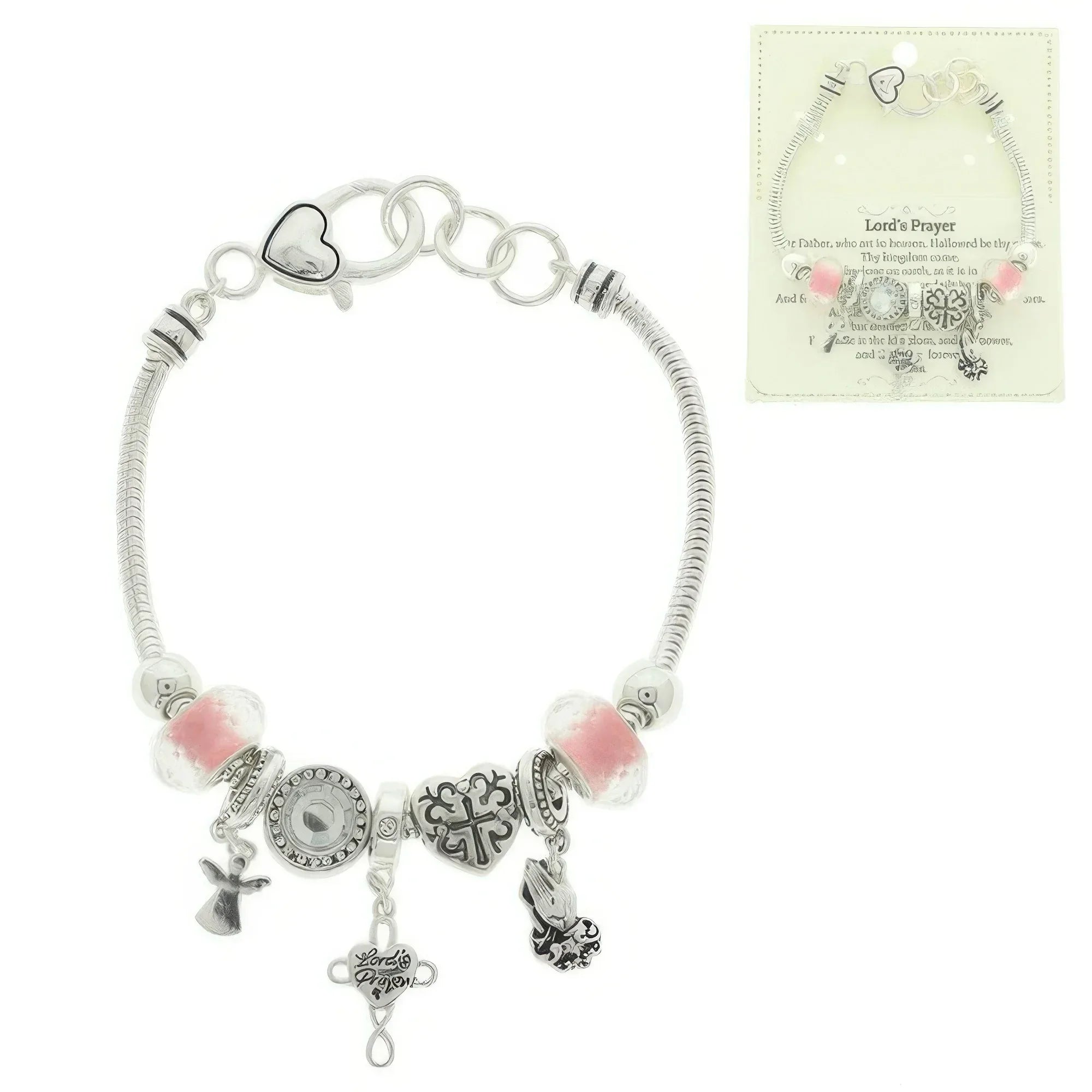 Inspirational Religious Theme Charm Bracelet Secondary image