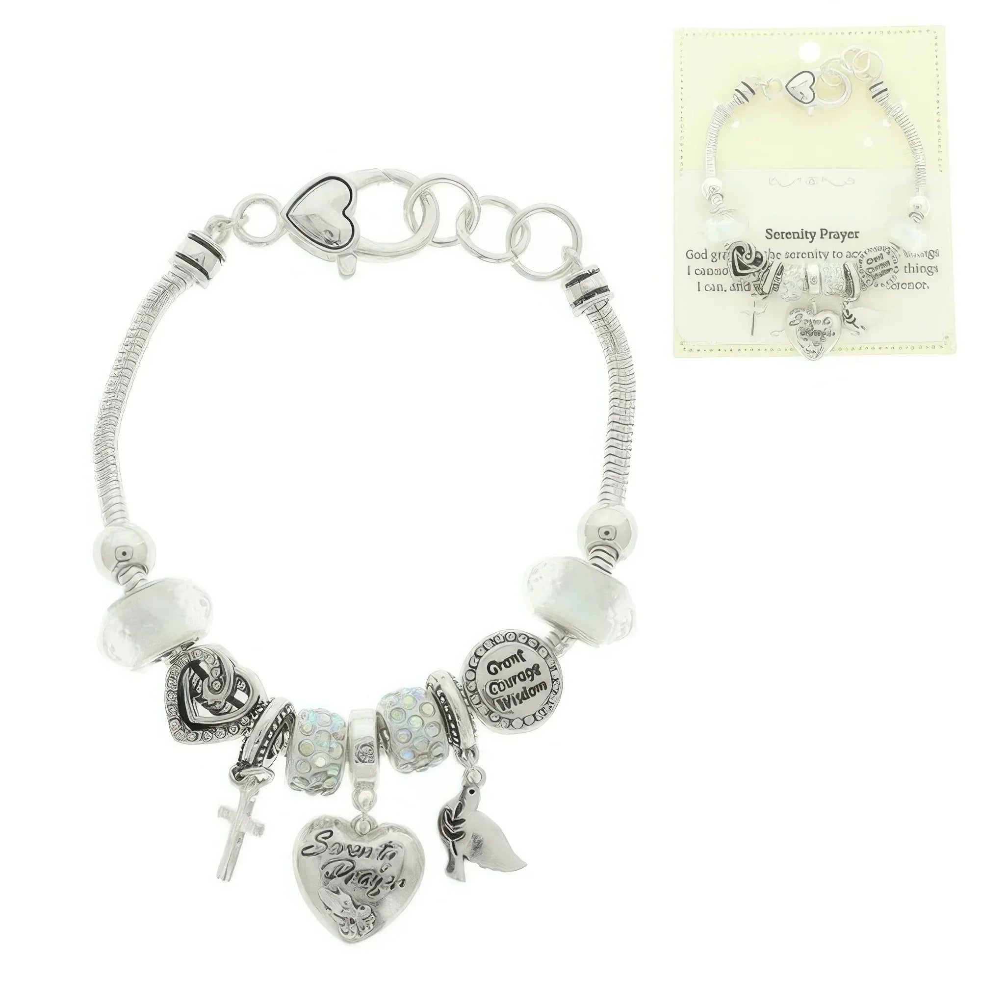 Inspirational Religious Theme Charm Bracelet Secondary image