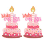 Make A Wish Post Dangle Cake Earrings | Mixtshop LLC