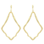 Twisted Deltoid Door Knocker Post Earrings | Mixtshop LLC