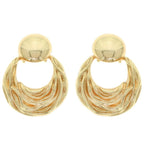 Textured Door Knocker Earrings | Mixtshop LLC