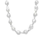 White Baroque Pearl Necklace | Mixtshop LLC