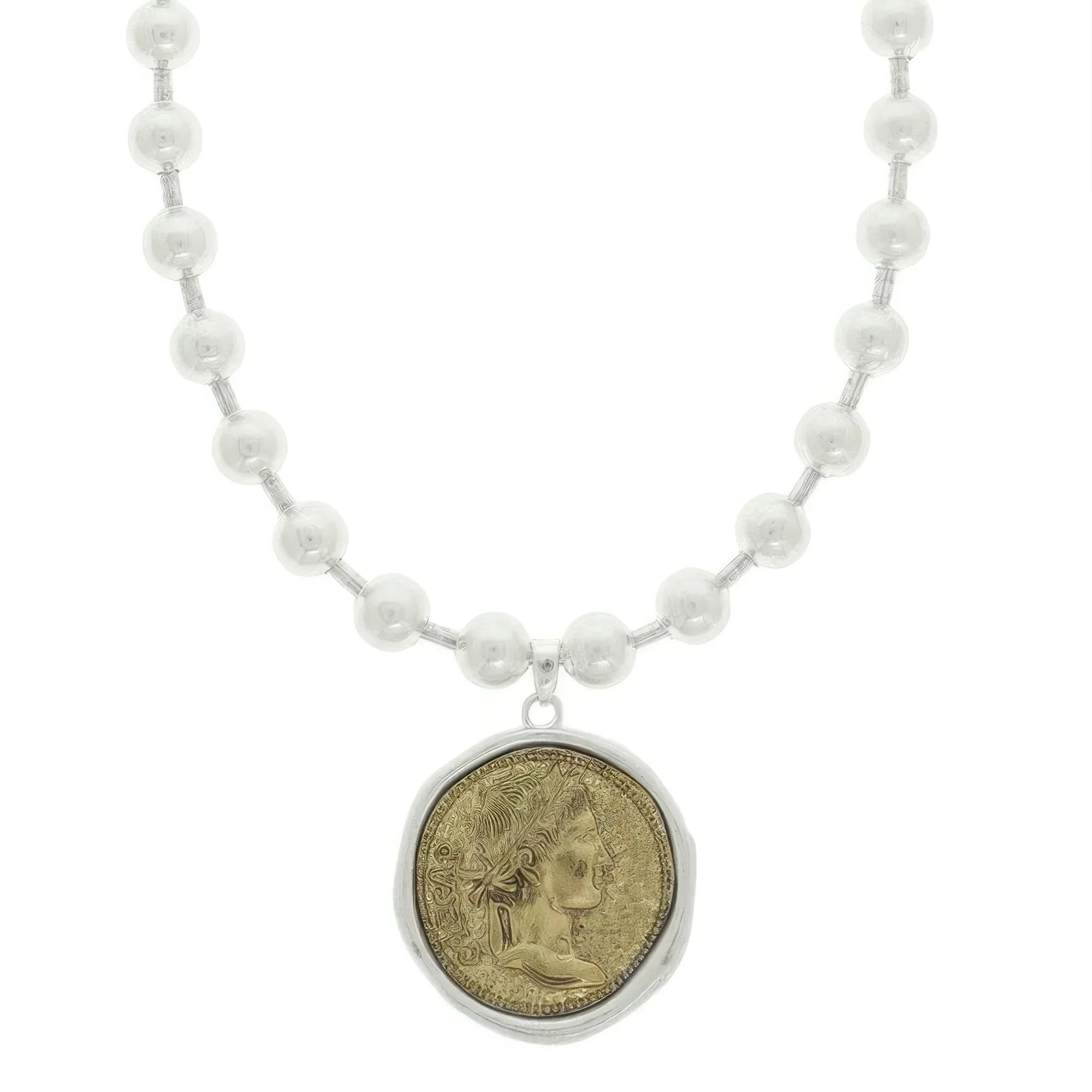 Julius Caesar Roman Coin Pendant Necklace | Mixtshop LLC