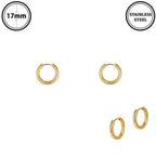 Stainless Steel Huggie Hoop Earrings | Mixtshop LLC