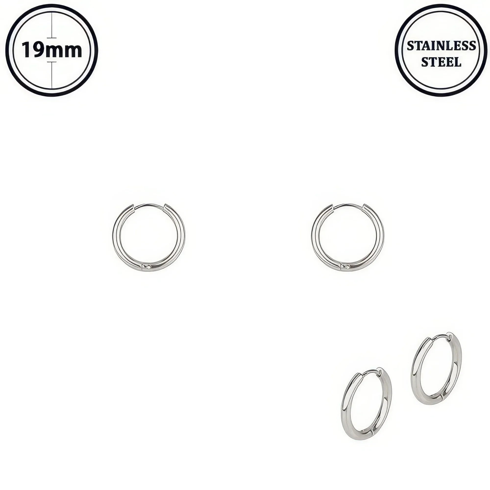 Huggie Hoop Earrings Secondary image