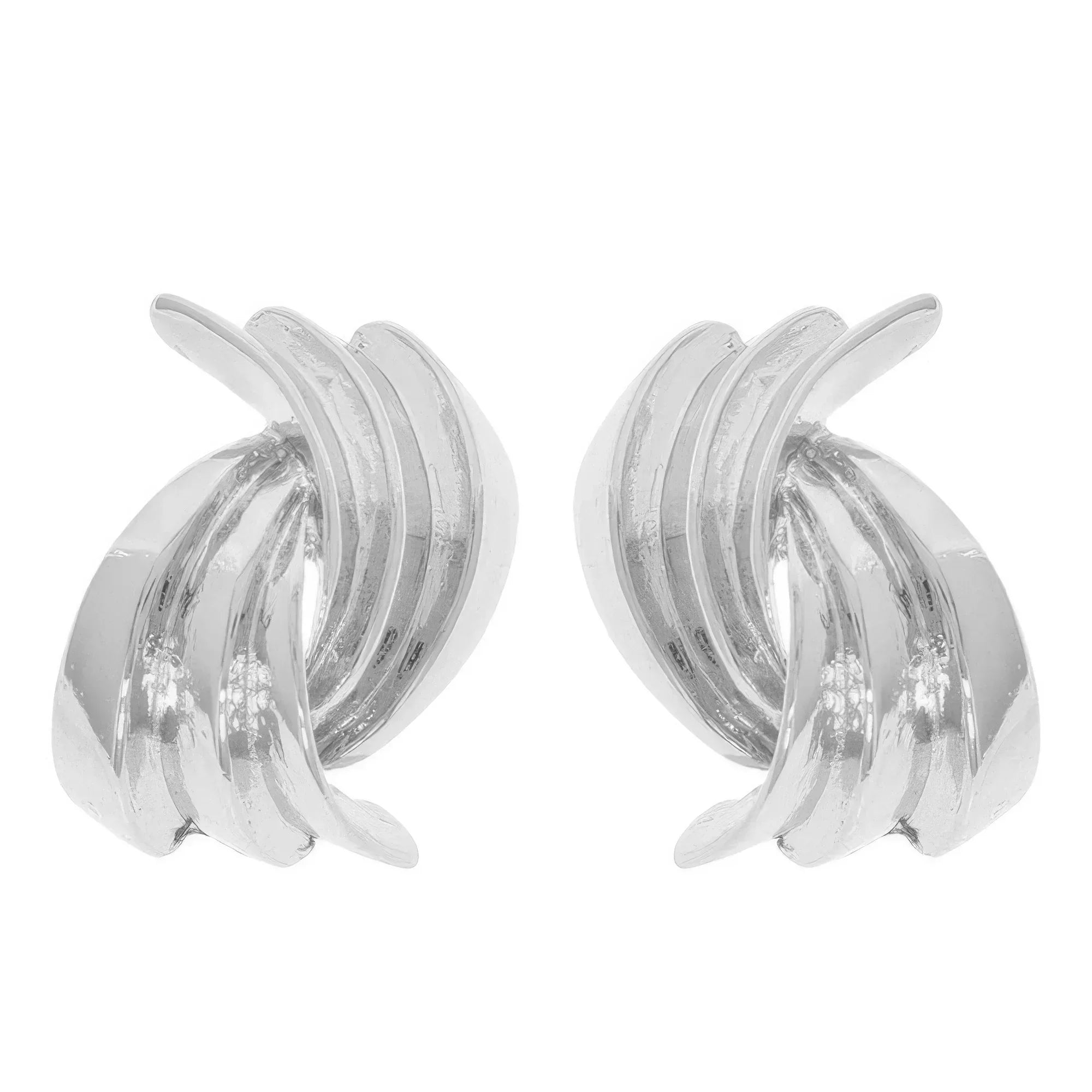 Wave Shape Door Knocker Post Earrings | Mixtshop LLC