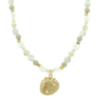 Scallop Shell Pendant Pearl Bead Necklace | Mixtshop LLC