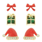 Christmas Theme Assorted Multi Pair Earring Set | Mixtshop LLC