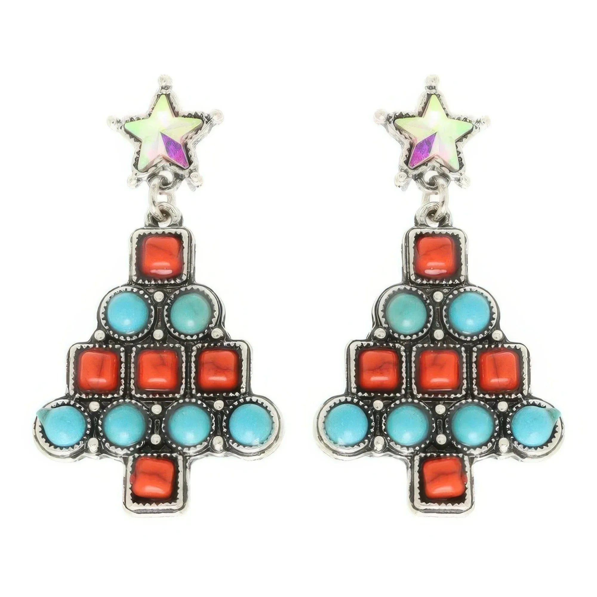 Western Christmas Tree Post Earrings | Mixtshop LLC