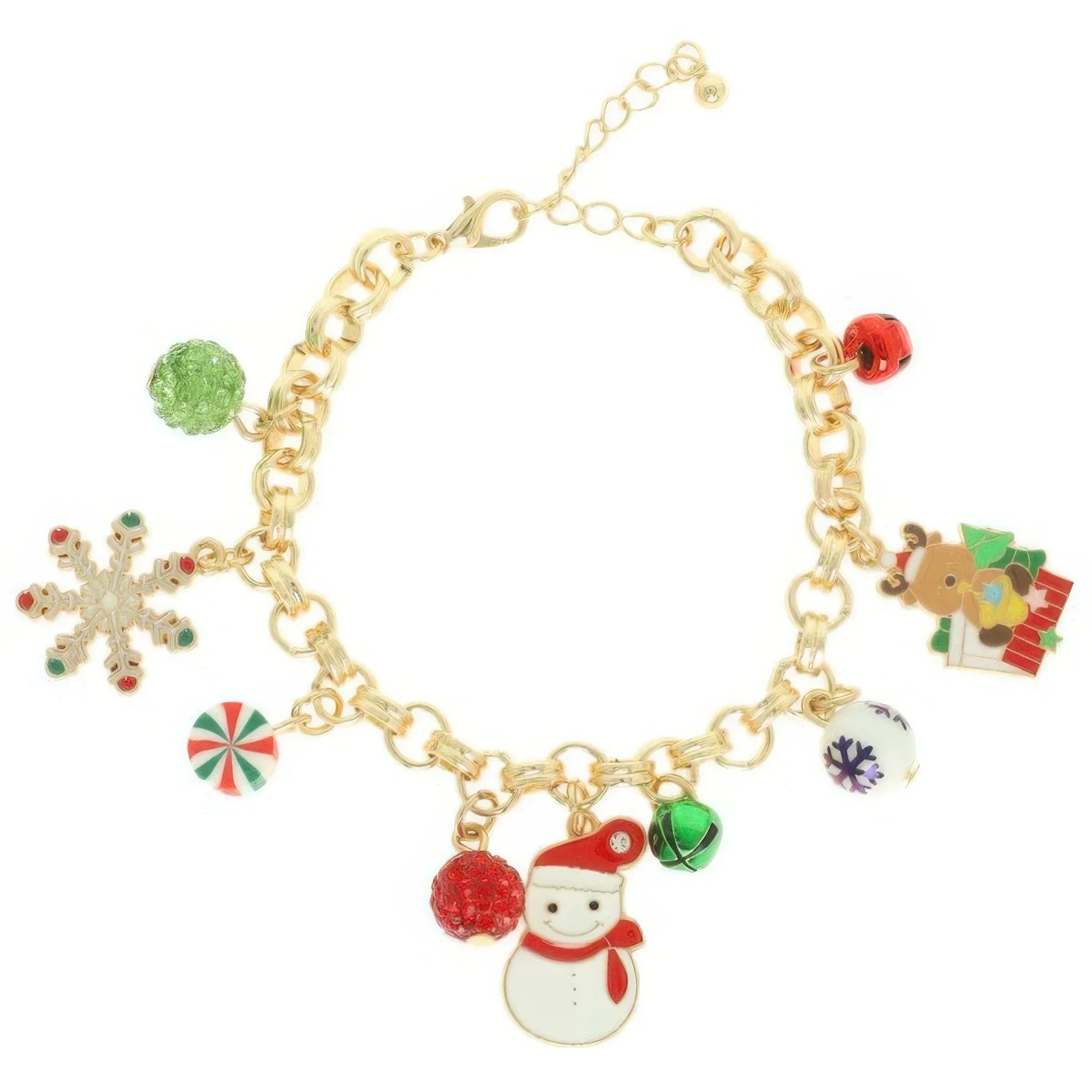 Christmas Theme Enamel Charm Bracelet Secondary image