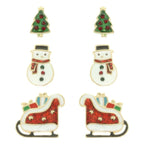 Christmas Theme Assorted Multi Pair Earring Set | Mixtshop LLC