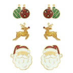 Christmas Theme Assorted Multi Pair Earring Set | Mixtshop LLC