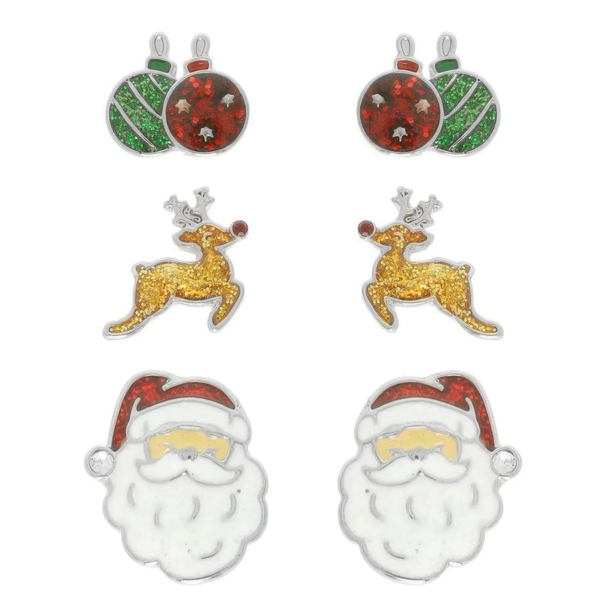Christmas Theme Assorted Multi Pair Earring Set | Mixtshop LLC