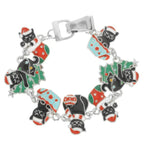 Christmas Themed Cat Charm Bracelet | Mixtshop LLC