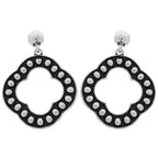 Western Bubble Beaded Quatrefoil Earrings | Mixtshop LLC