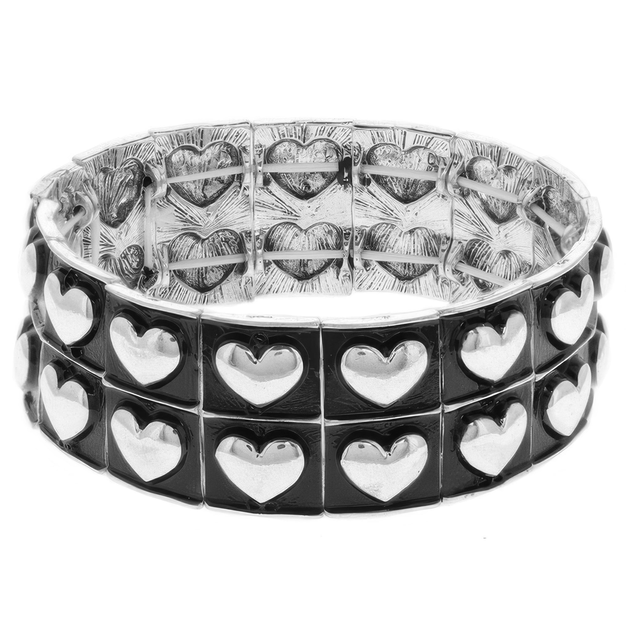 Western Bubble Heart Beaded Bracelet Secondary image