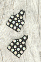 Western Jeweled Cattle Tag Earrings | Mixtshop LLC
