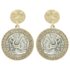 Roman Imperial Replica Coin Post Earrings | Mixtshop LLC