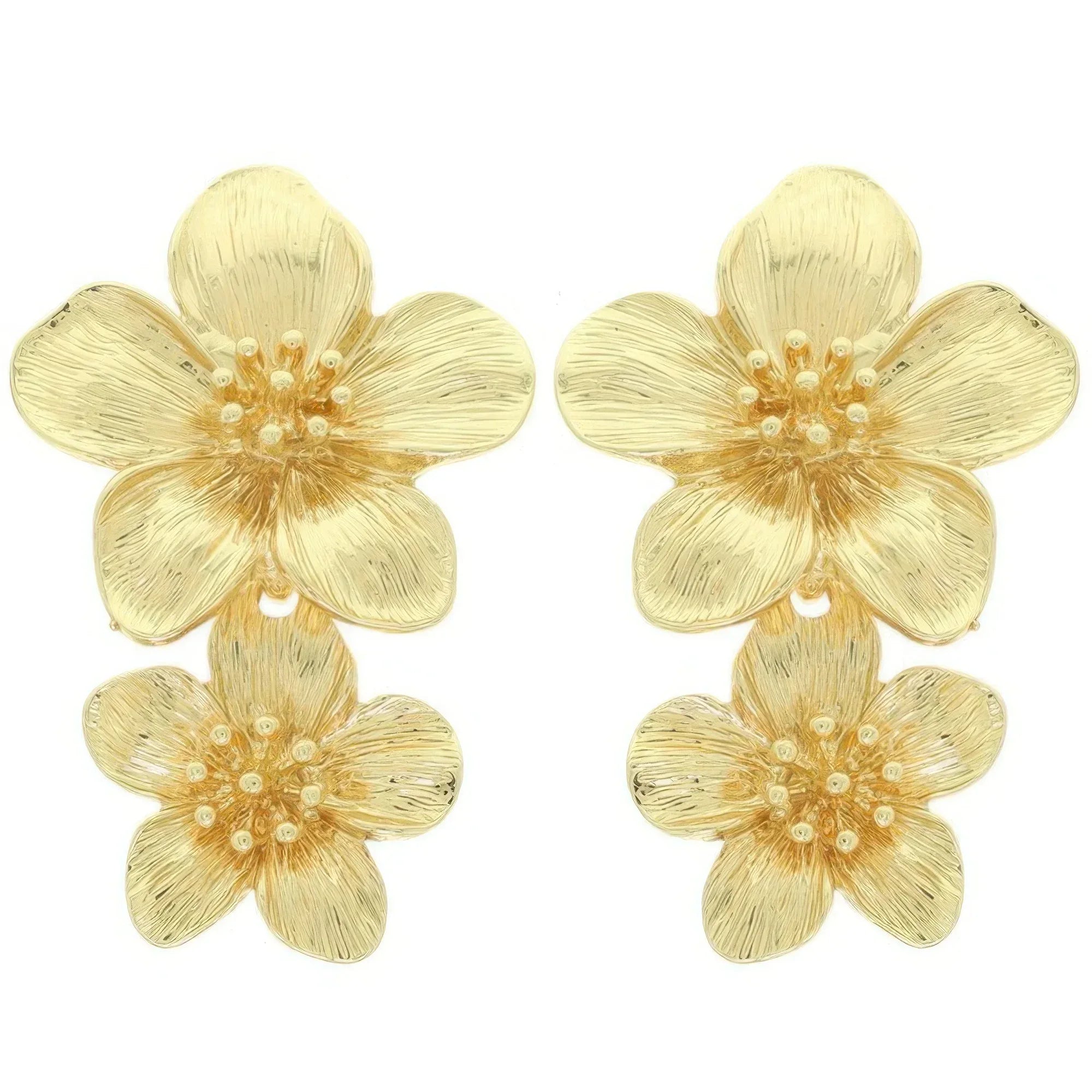Hawaiian Acrylic Flower Post Earrings | Mixtshop LLC