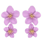 Hawaiian Acrylic Flower Post Earrings | Mixtshop LLC