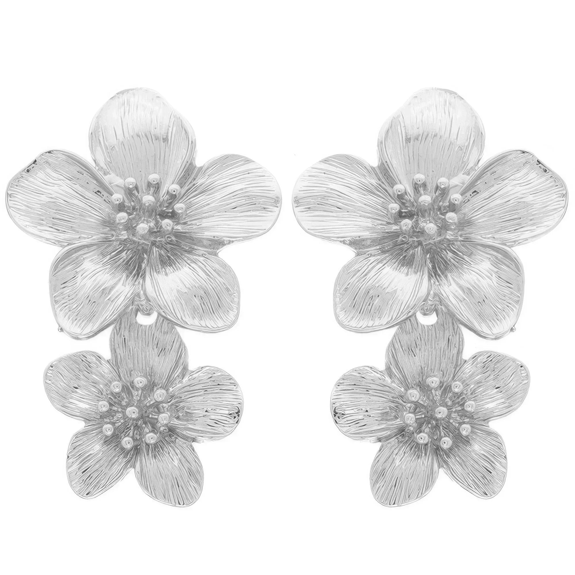 Hawaiian Acrylic Flower Post Earrings | Mixtshop LLC