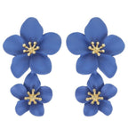Hawaiian Acrylic Flower Post Earrings | Mixtshop LLC