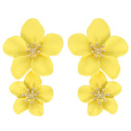 Hawaiian Acrylic Flower Post Earrings | Mixtshop LLC